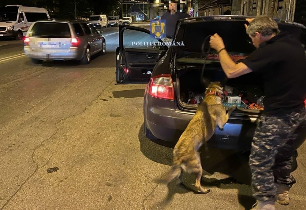 Razie rutieră cu final neașteptat: polițiștii au descoperit droguri