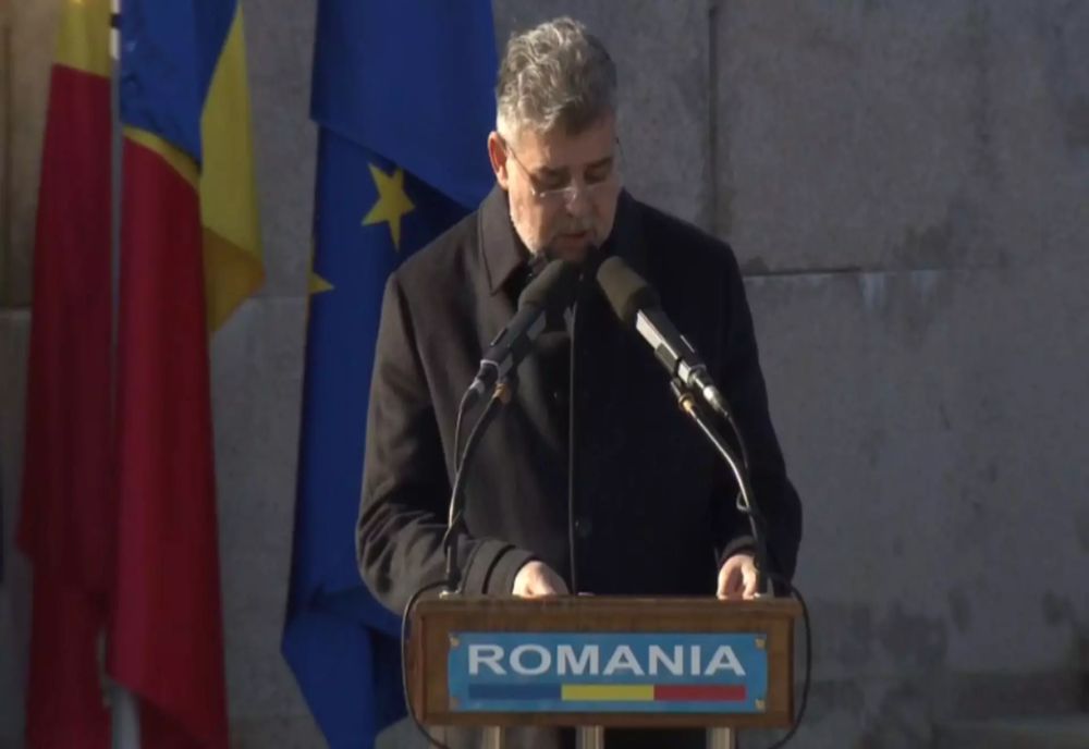 MARCEL CIOLACU DE ZIUA ARMATEI ROMÂNE: SUNTEM ASTĂZI, AICI, PENTRU A ARĂTA ROMÂNILOR ȘI ÎNTREGII LUMI CĂ ACEST NEAM NU-ȘI UITĂ EROII