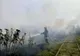 Tren oprit în Timiș din cauza unui incendiu. Au ars traversele de cale ferată