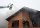 Incendiu la o vilă de lângă Timișoara. Foto
