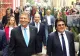Președintele Klaus Iohannis, la pas prin Centrul Istoric, la Timișoara. Foto