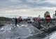 Grav accident între un autoturism și un TIR.: copii răniți, intervine elicopterul SMURD