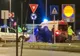 Un șofer neatent s-a înfipt cu mașina într-un sens giratoriu de la intrarea în Timișoara