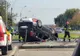 Șofer rănit după ce s-a răsturnat cu mașina