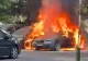 Bărbat cercetat după incendiul care a distrus patru mașini în Timișoara / VIDEO
