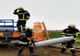 Accident pe Autostrada Vestului. Tuburi de propan împrăștiate pe șosea