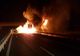 Un camion plin cu lemne a luat foc pe Autostrada A1. Circulația în zonă, întreruptă
